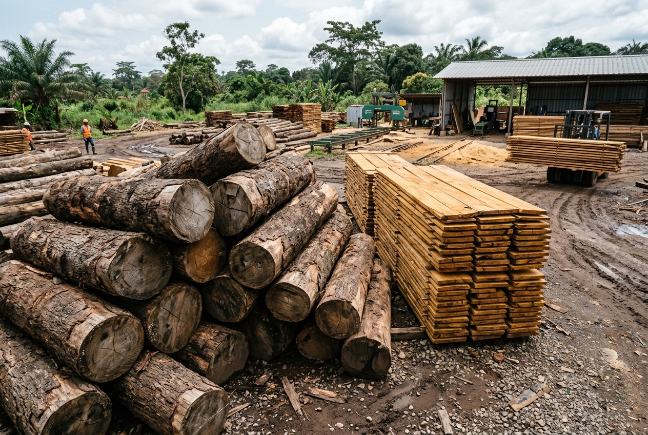 African Iroko Wood